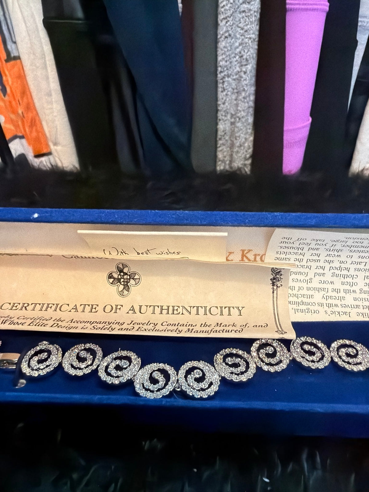 Camrose & Kross Silver Swirl Bracelet