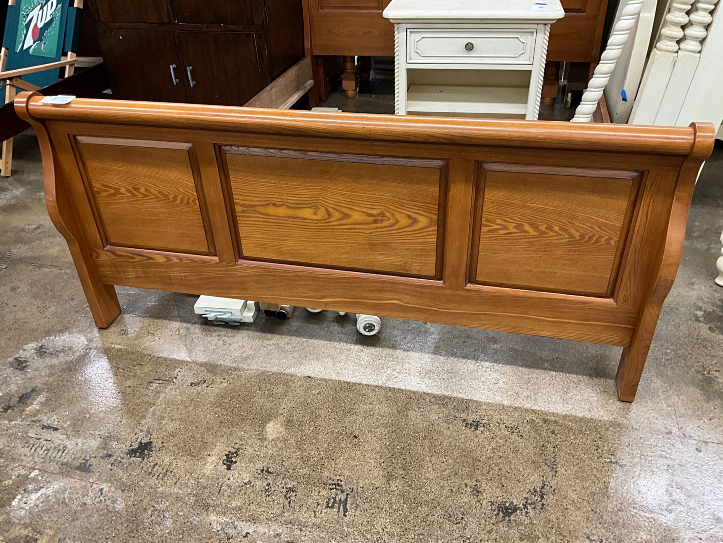 Queen Wood Bed HB,FB<Side & Slats