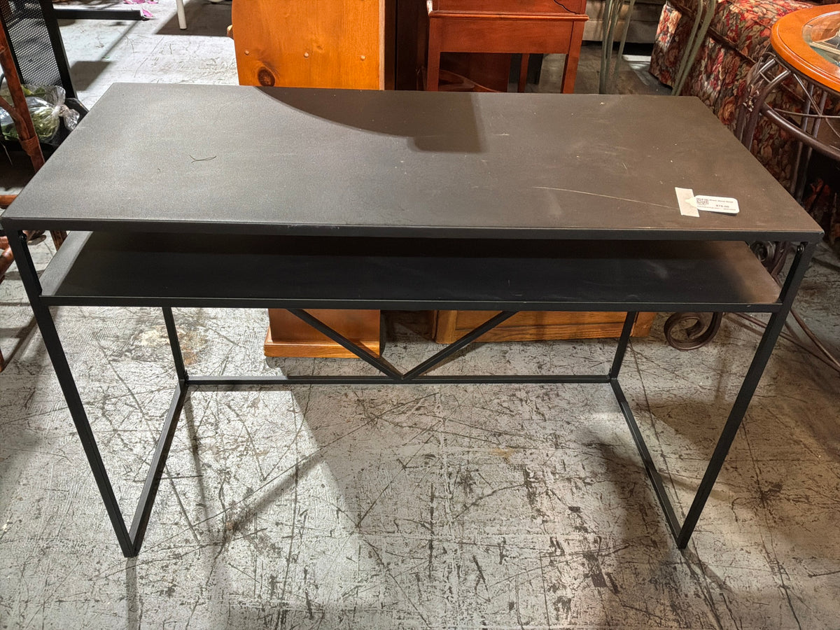 Black Metal Desk