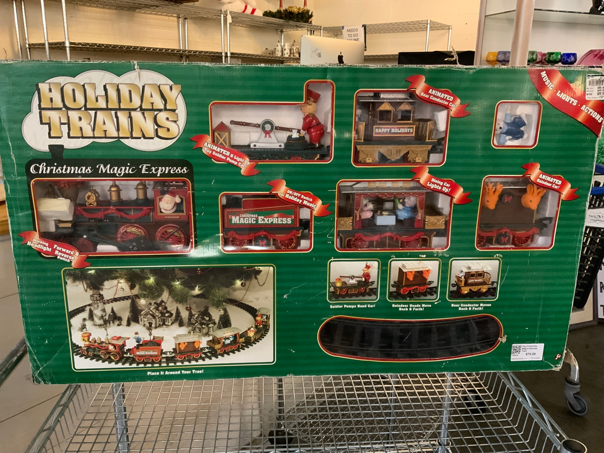 Vtg Christmas Magic Express Train