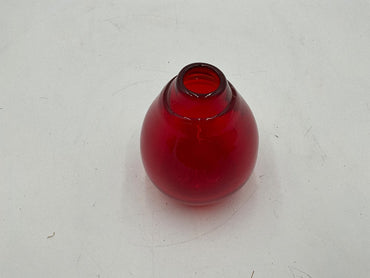 Hysterial Blown Glass Red Vase