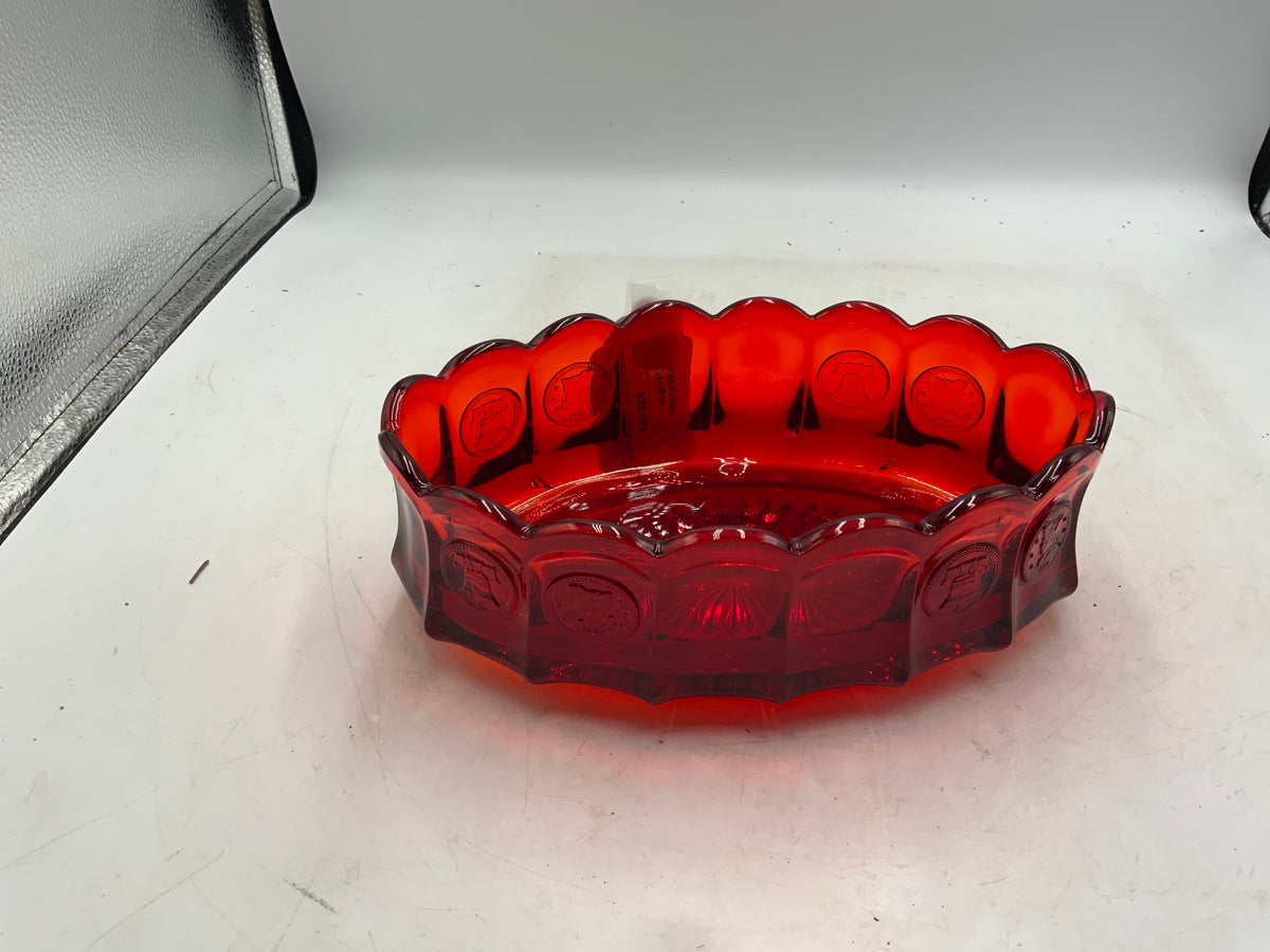 Fostoria Ruby Coin Bowl