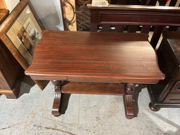 Dark Wood Secretary Table