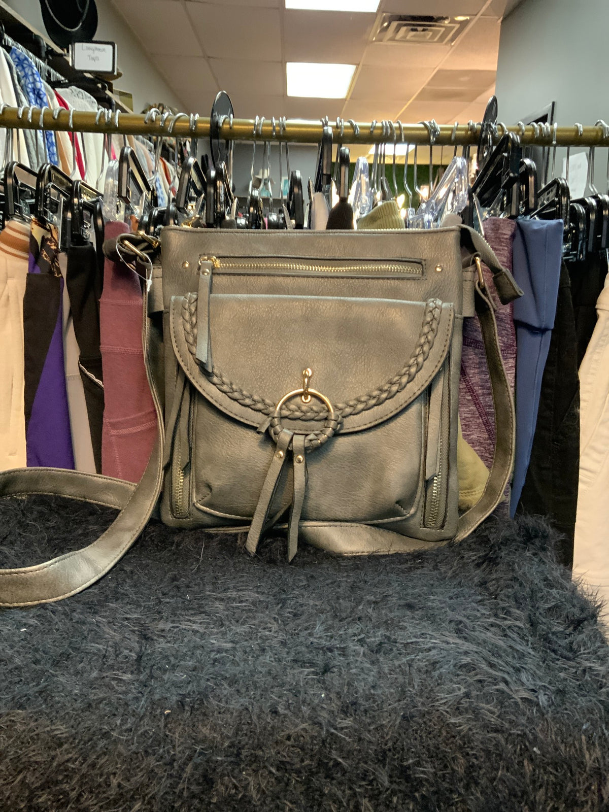 Grey Crossbody