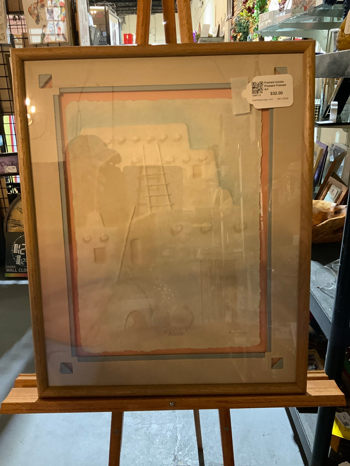 Framed Adobe Pressed Framed Art