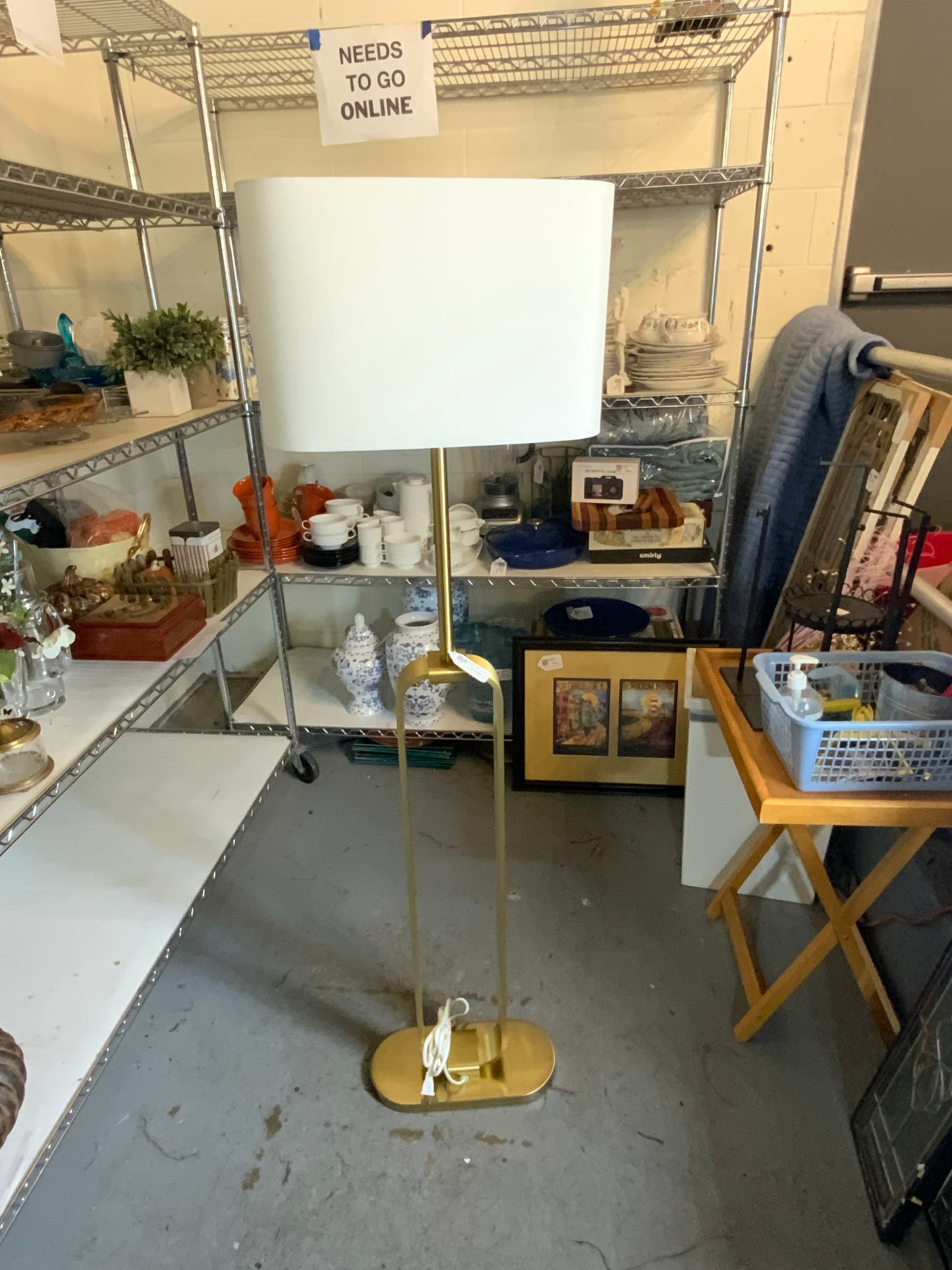Gold Floor Lamp
