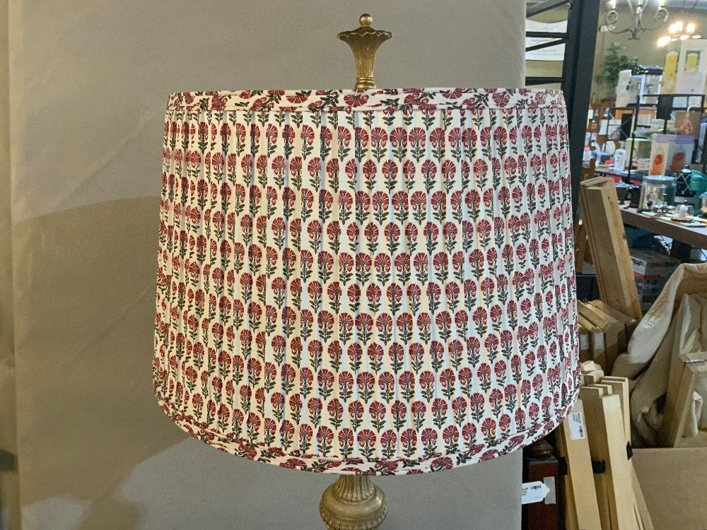 Lamp with Flower Shade