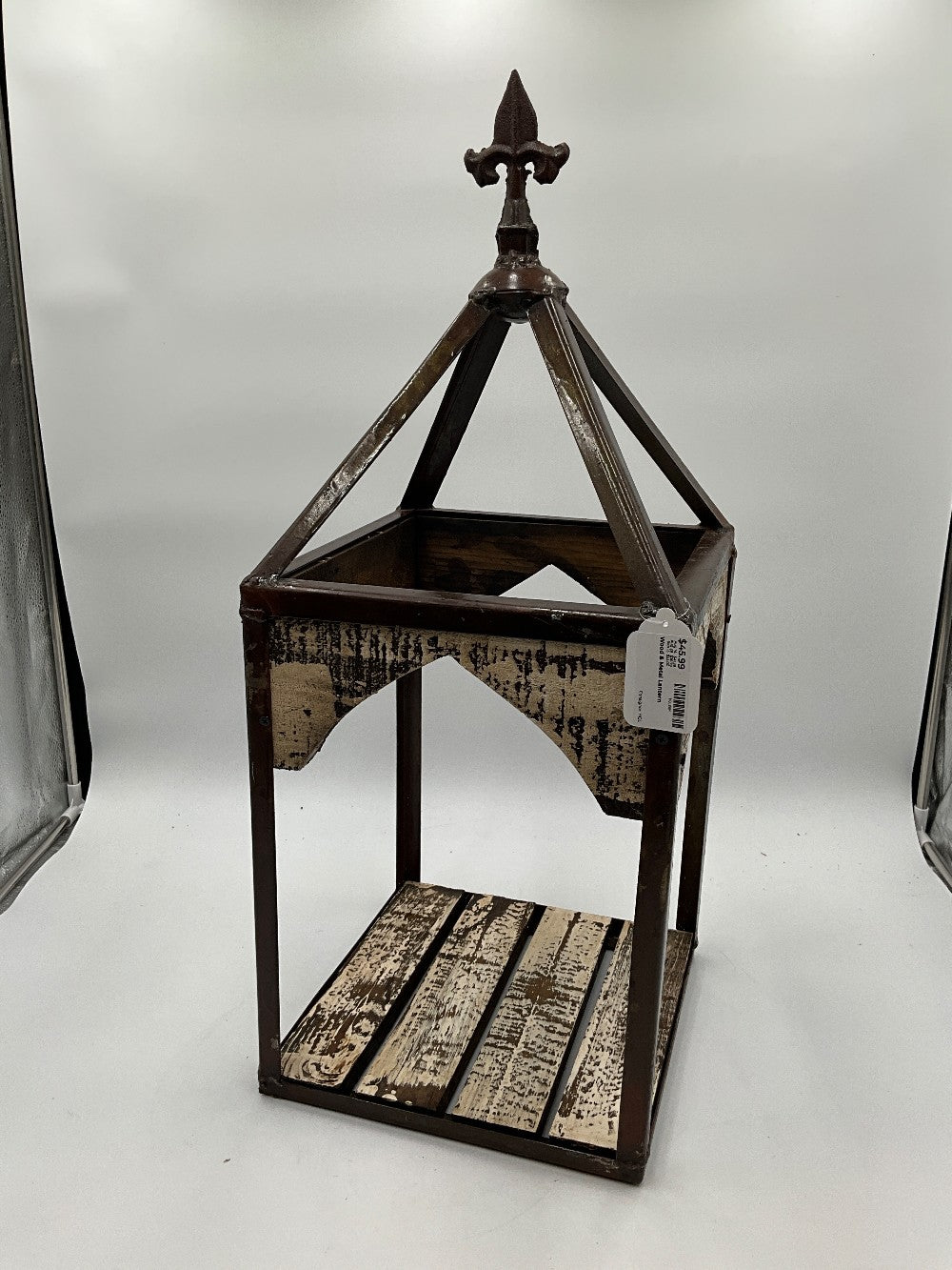 Wood & Metal Lantern