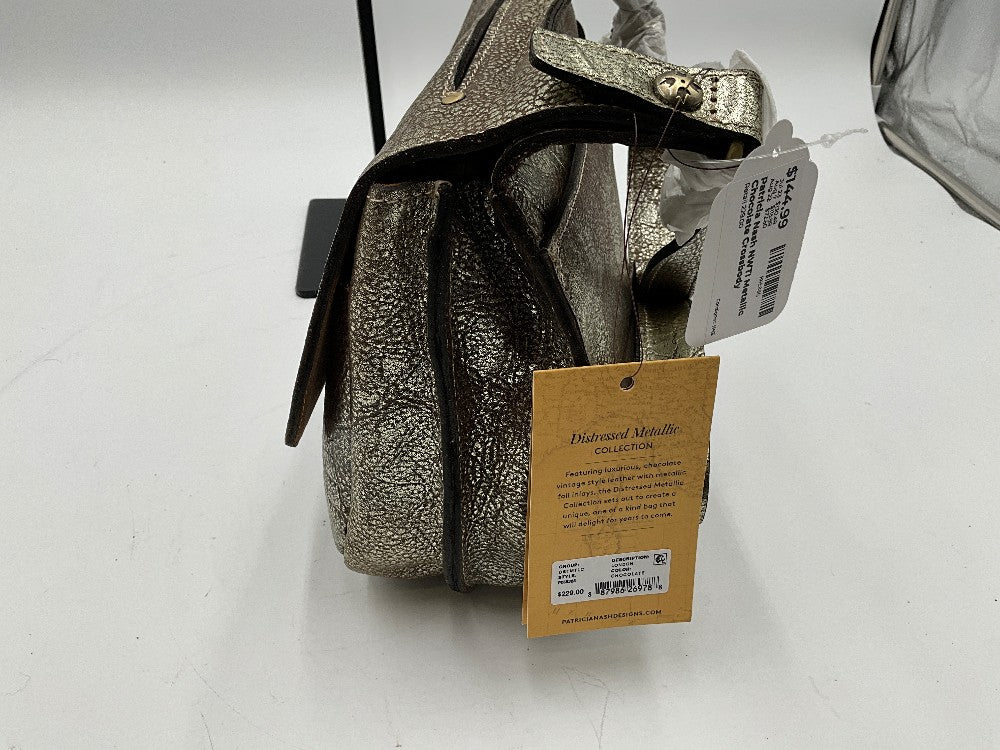 Patricia Nash NWT! Metallic Chocolate Crossbody