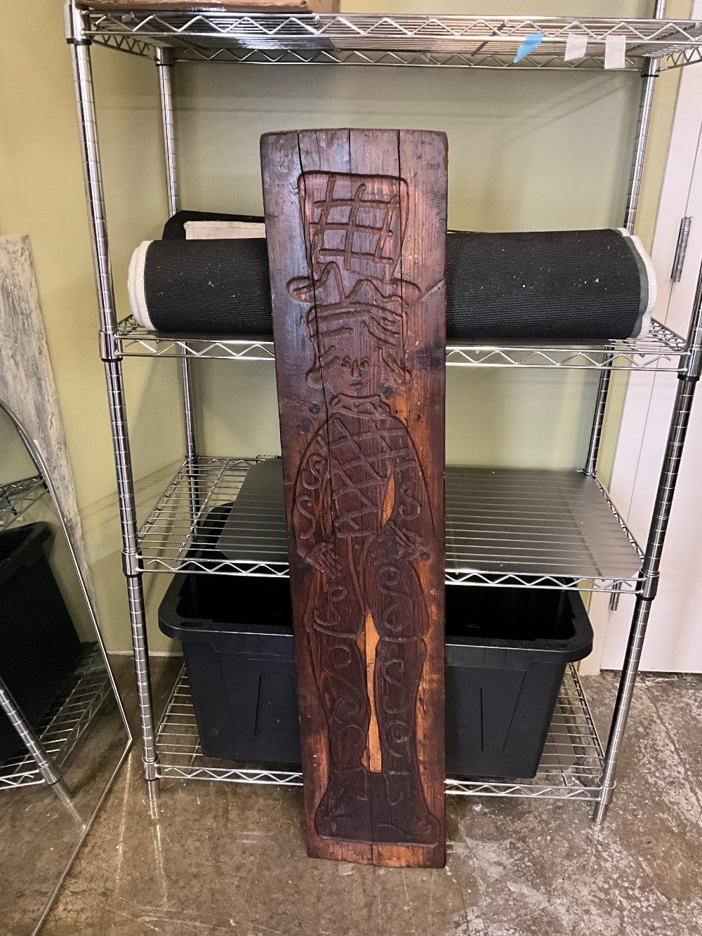 Wood Wall Decor/ Vtg Cookie Mold