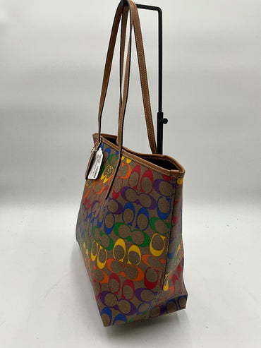 Coach Rainbow Signature C Tote