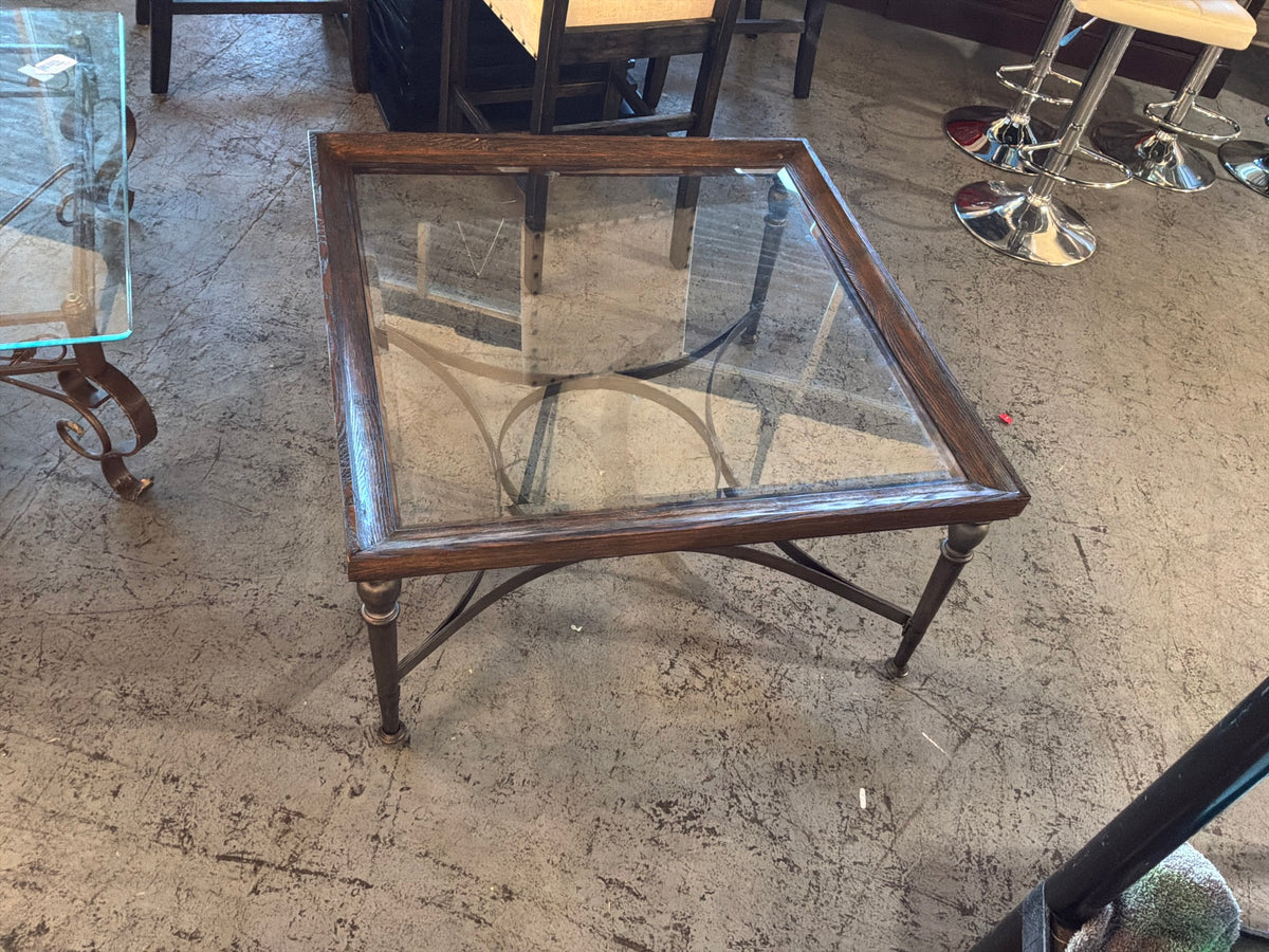( AS IS ) Coffee Table Glass/ Top