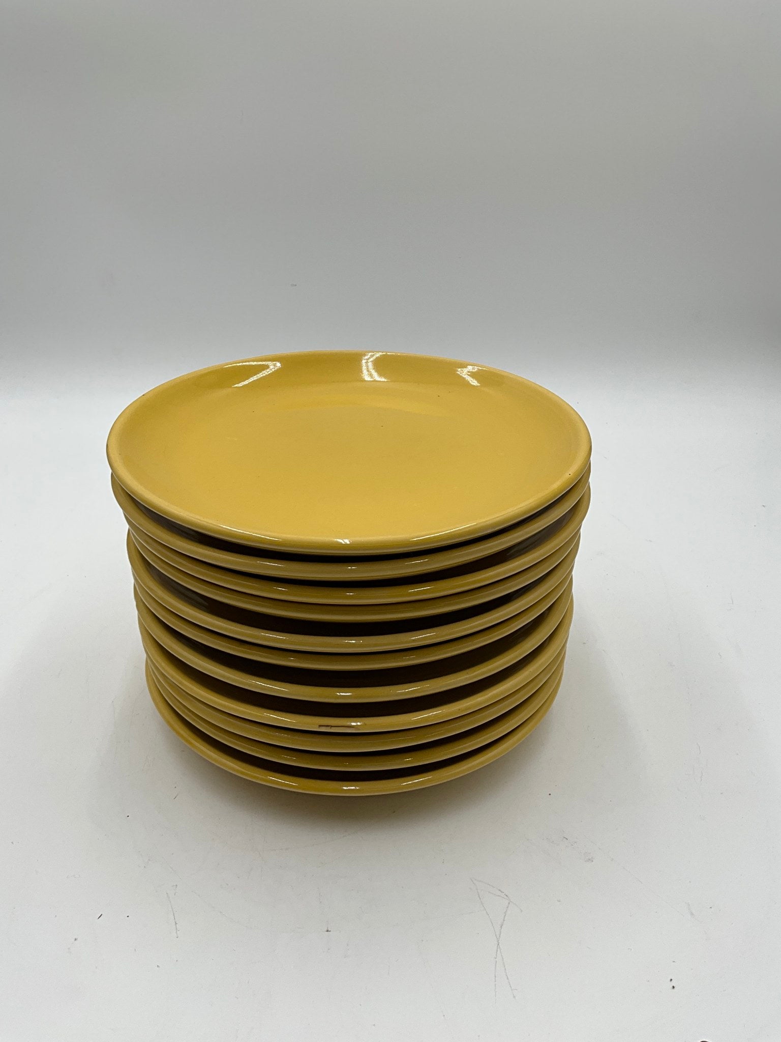 SET of 11 McCoy Pottery Dinner Plates