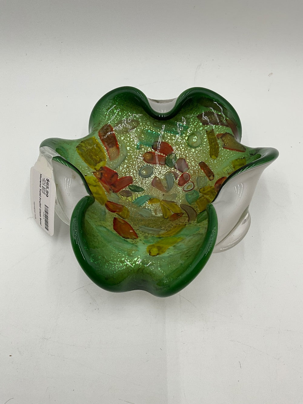 Murano Tutti Fruitti Glass Bowl