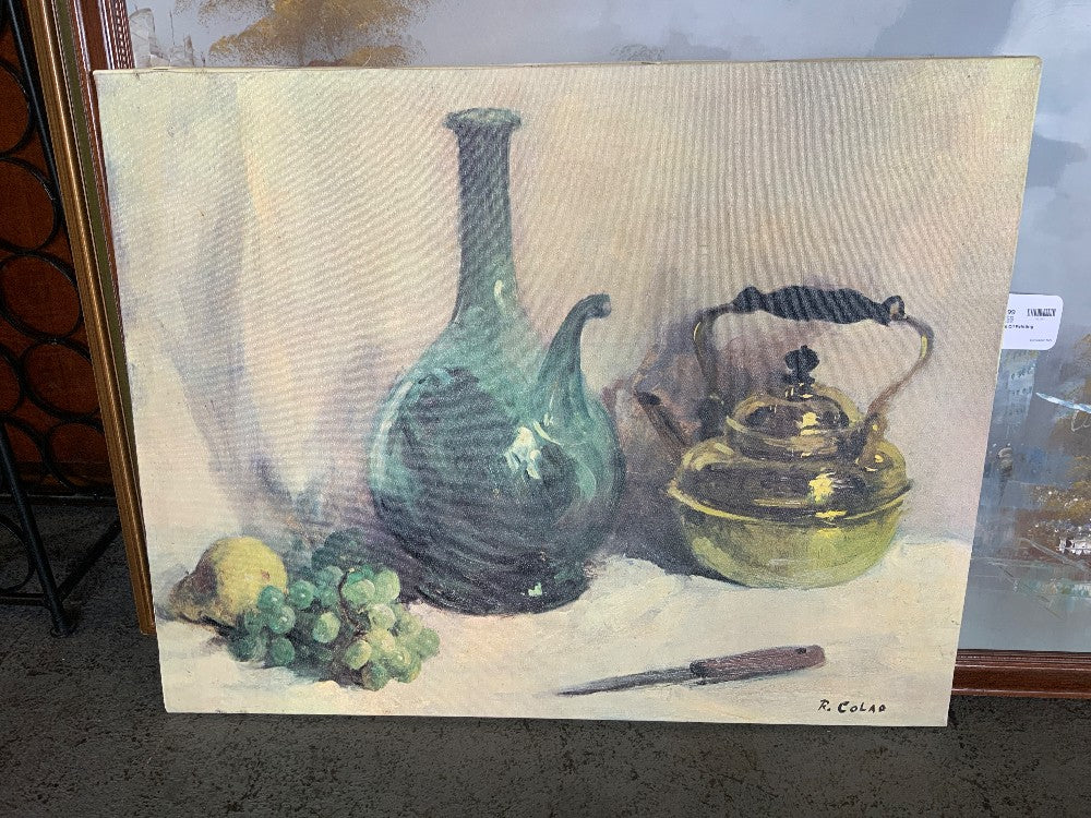 R Calao Oil Painting