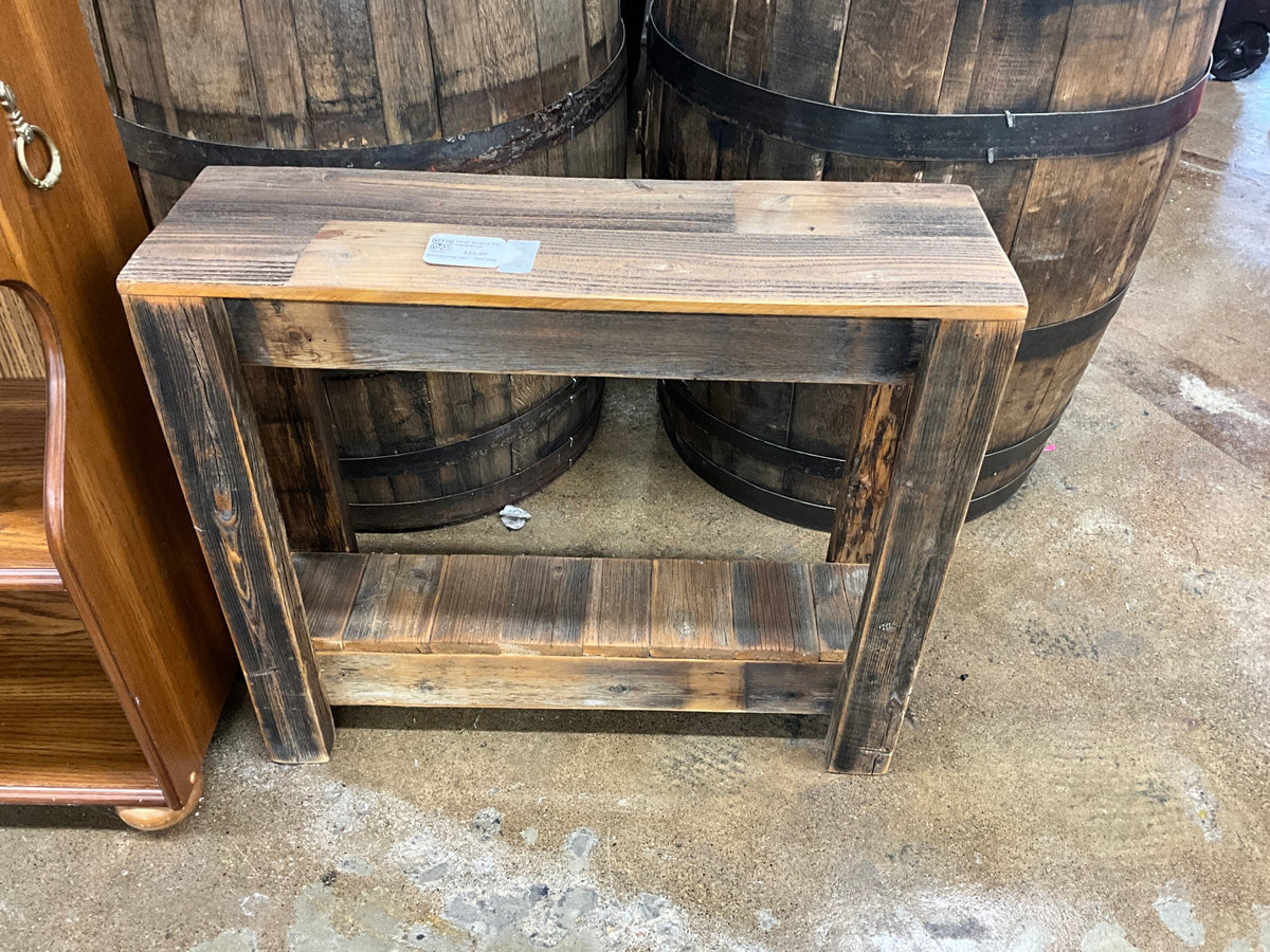 Small Wood 2 Tier Table/Shelf