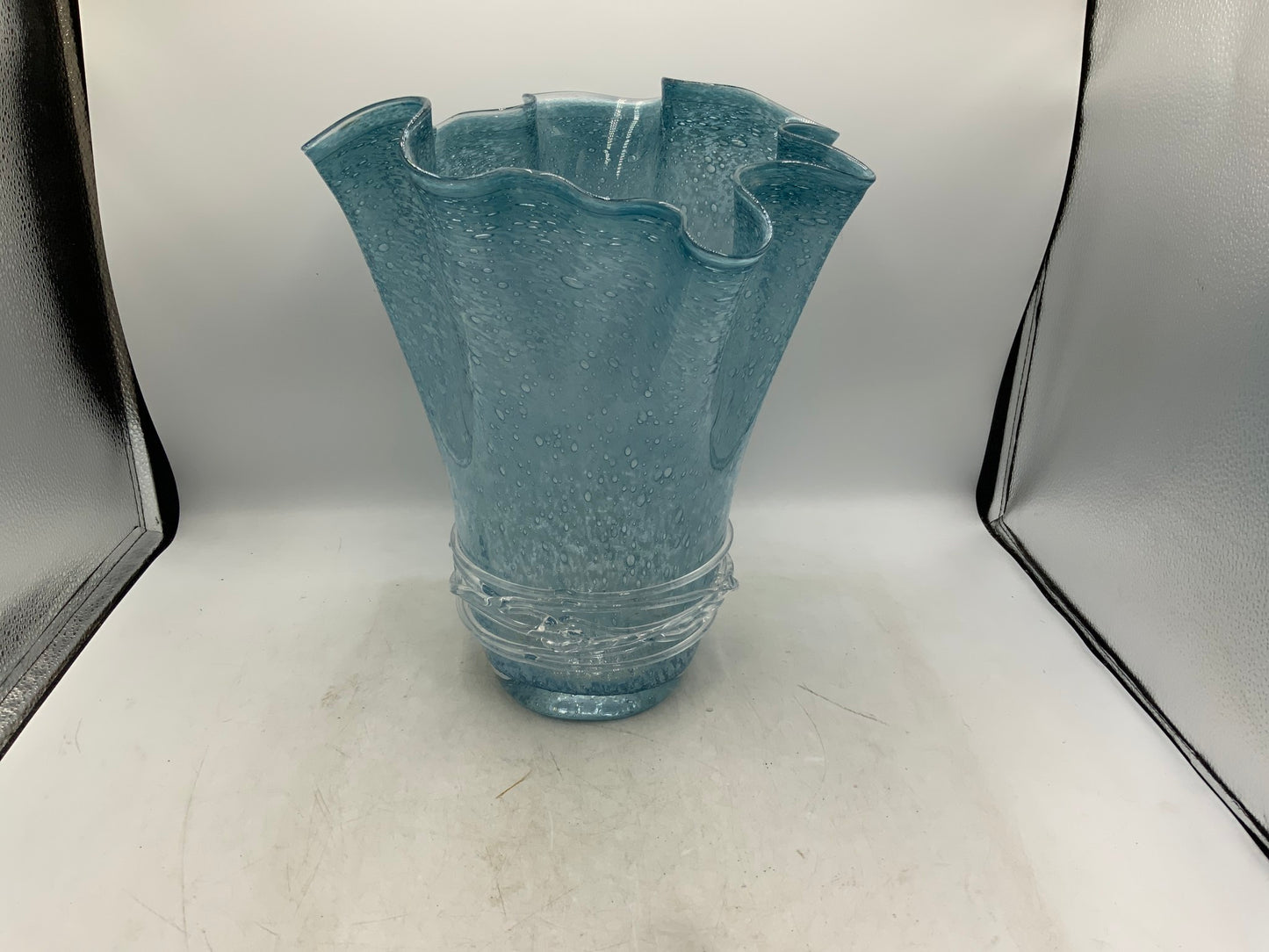 Blue Glass Vase
