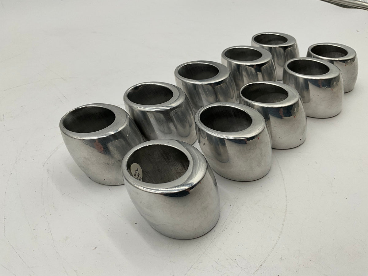 Set of 10 Silver Napkin Rings