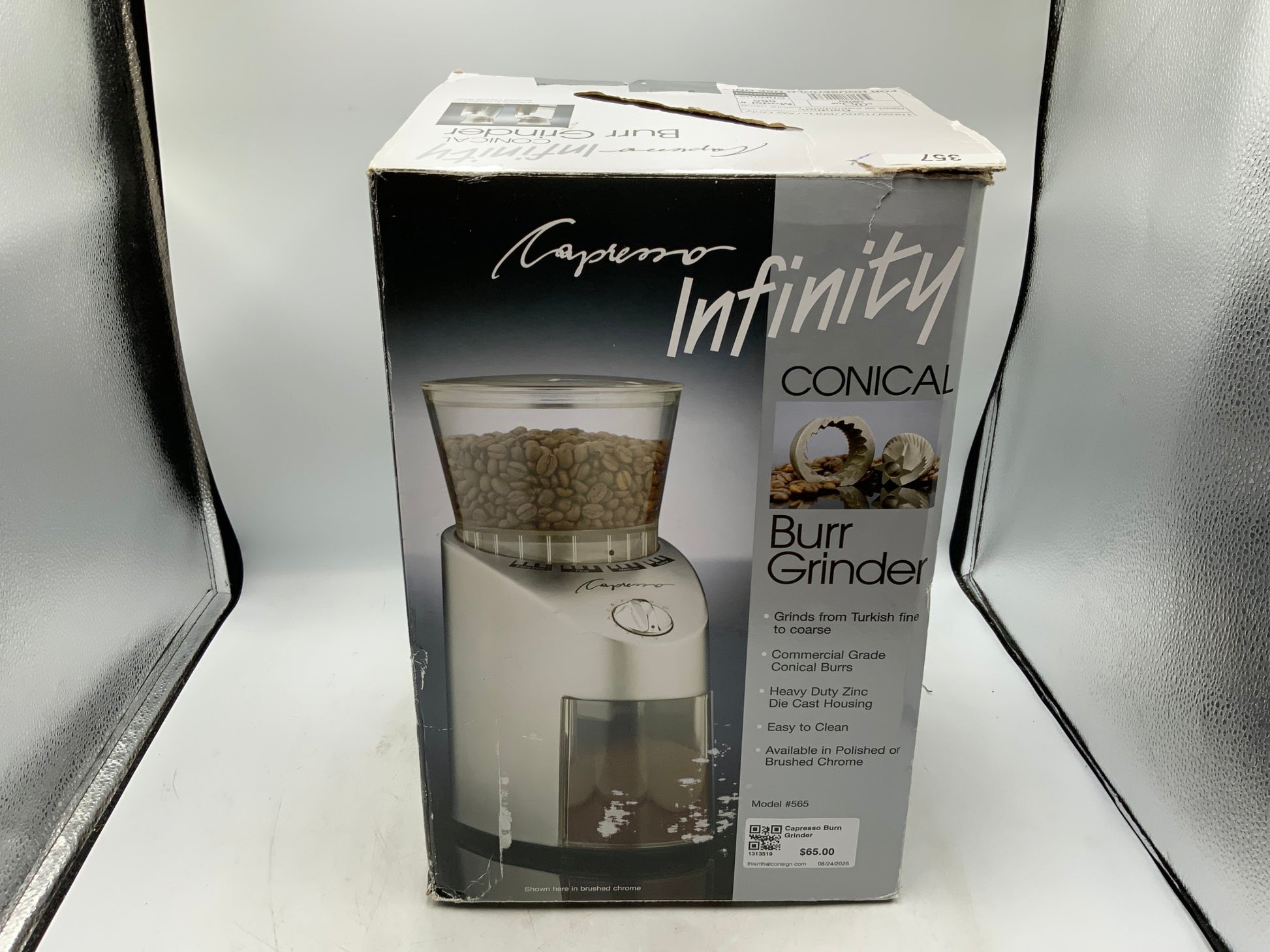 Capresso Burn Grinder