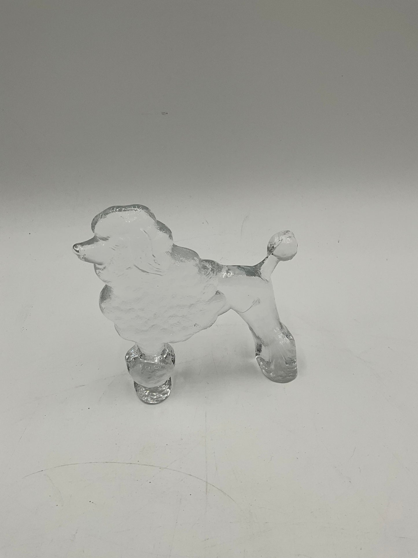 Kosta Boda Glass Poodle