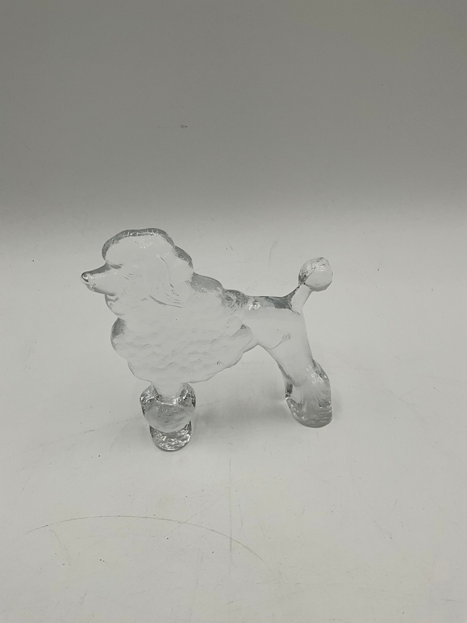 Kosta Boda Glass Poodle