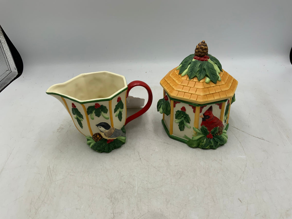 Lenox Winter Greetings Cream & Sugar