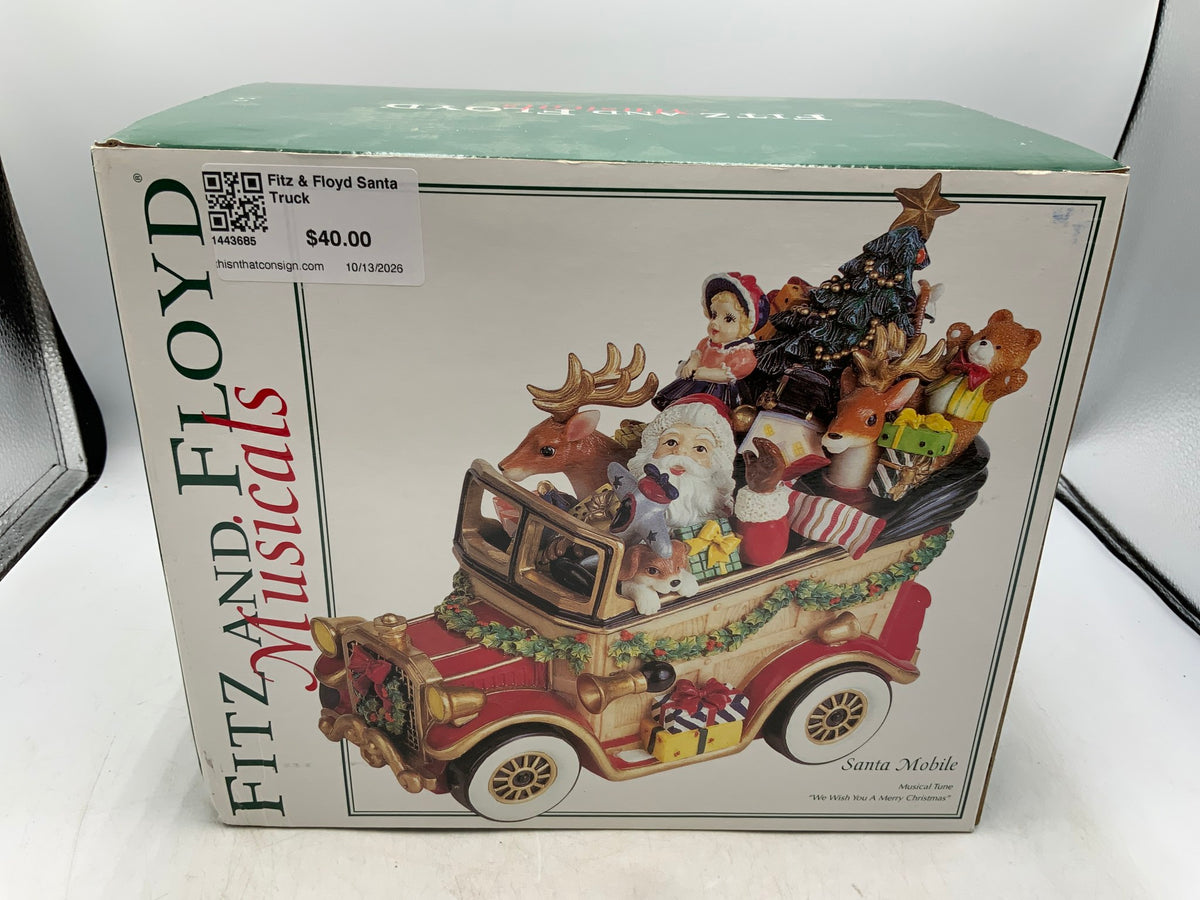 Fitz & Floyd Santa Truck