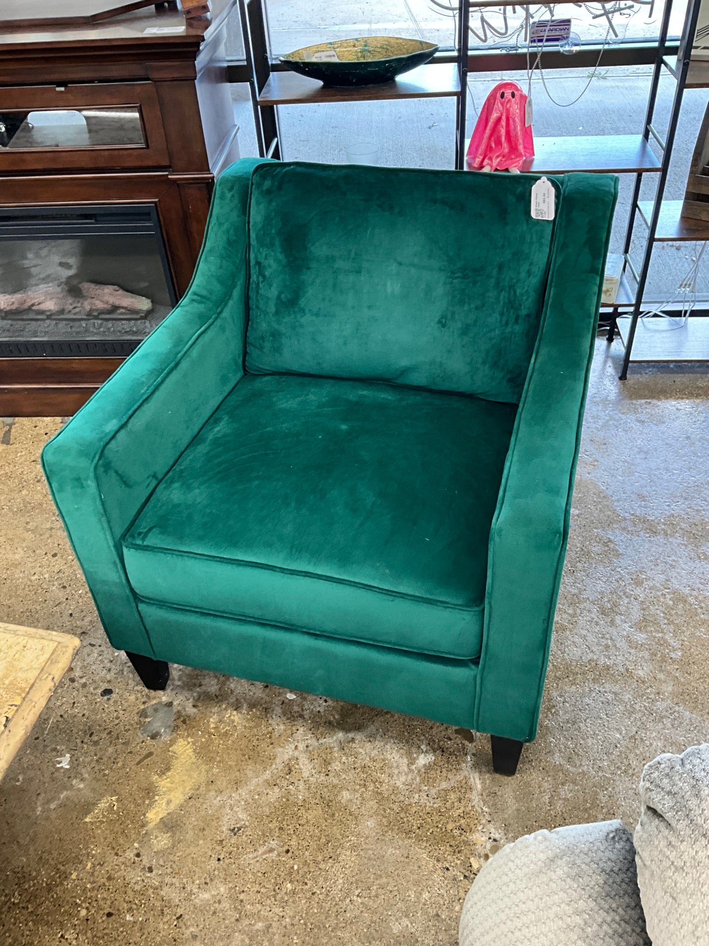 Green Velvet Chair