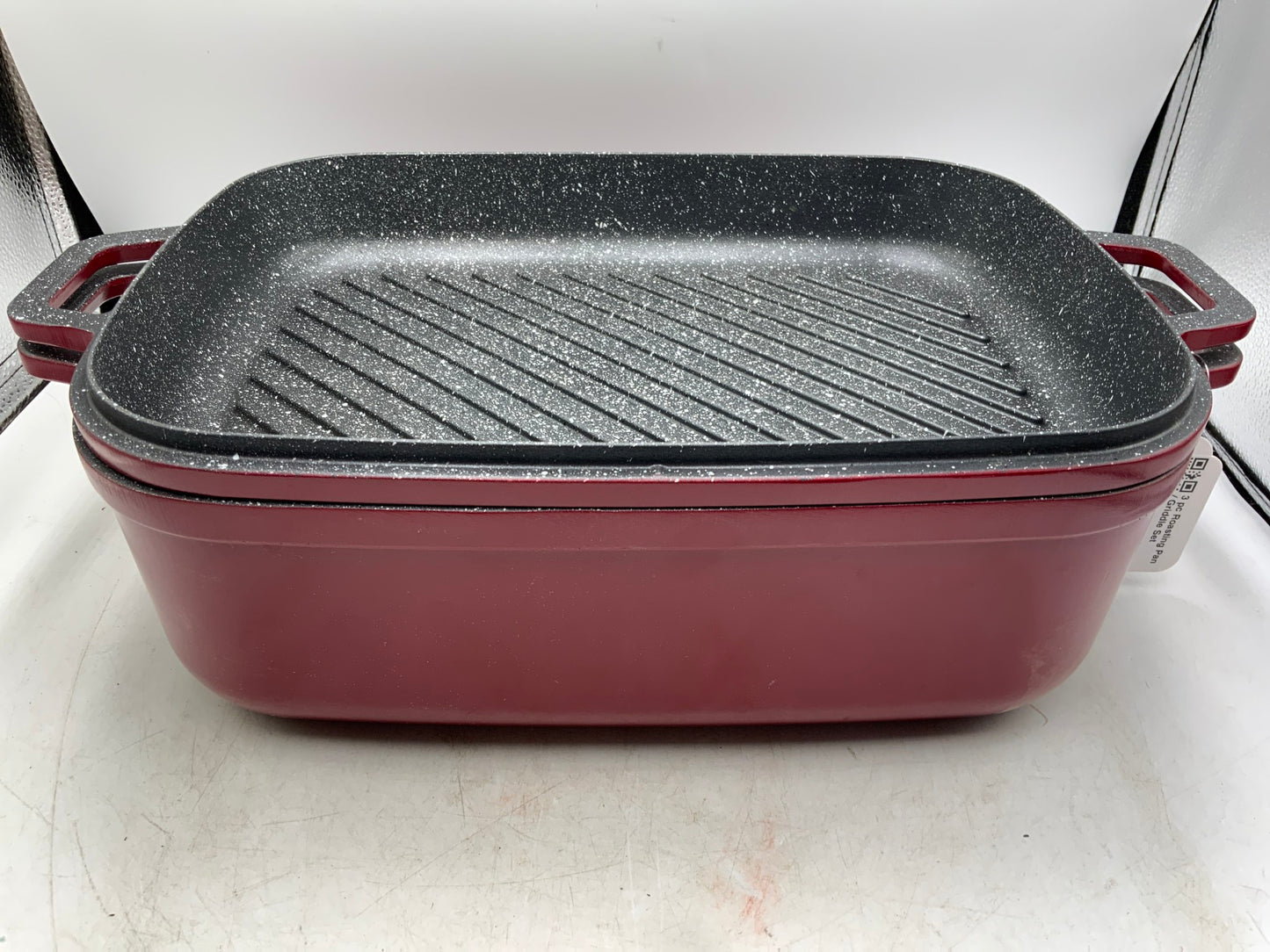3 pc Roasting Pan / Griddle Set