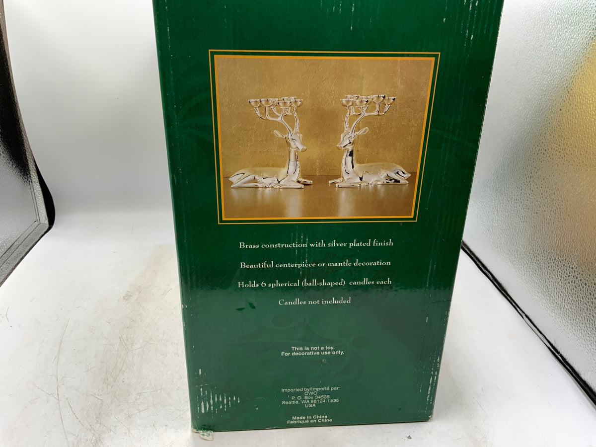 Reindeer Candle Holder Set of 2