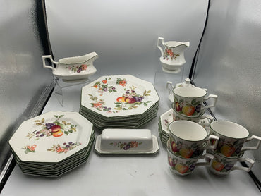 Johnson Brothers Fresh Fruit Place Setting for 6 - 28 pc Set
