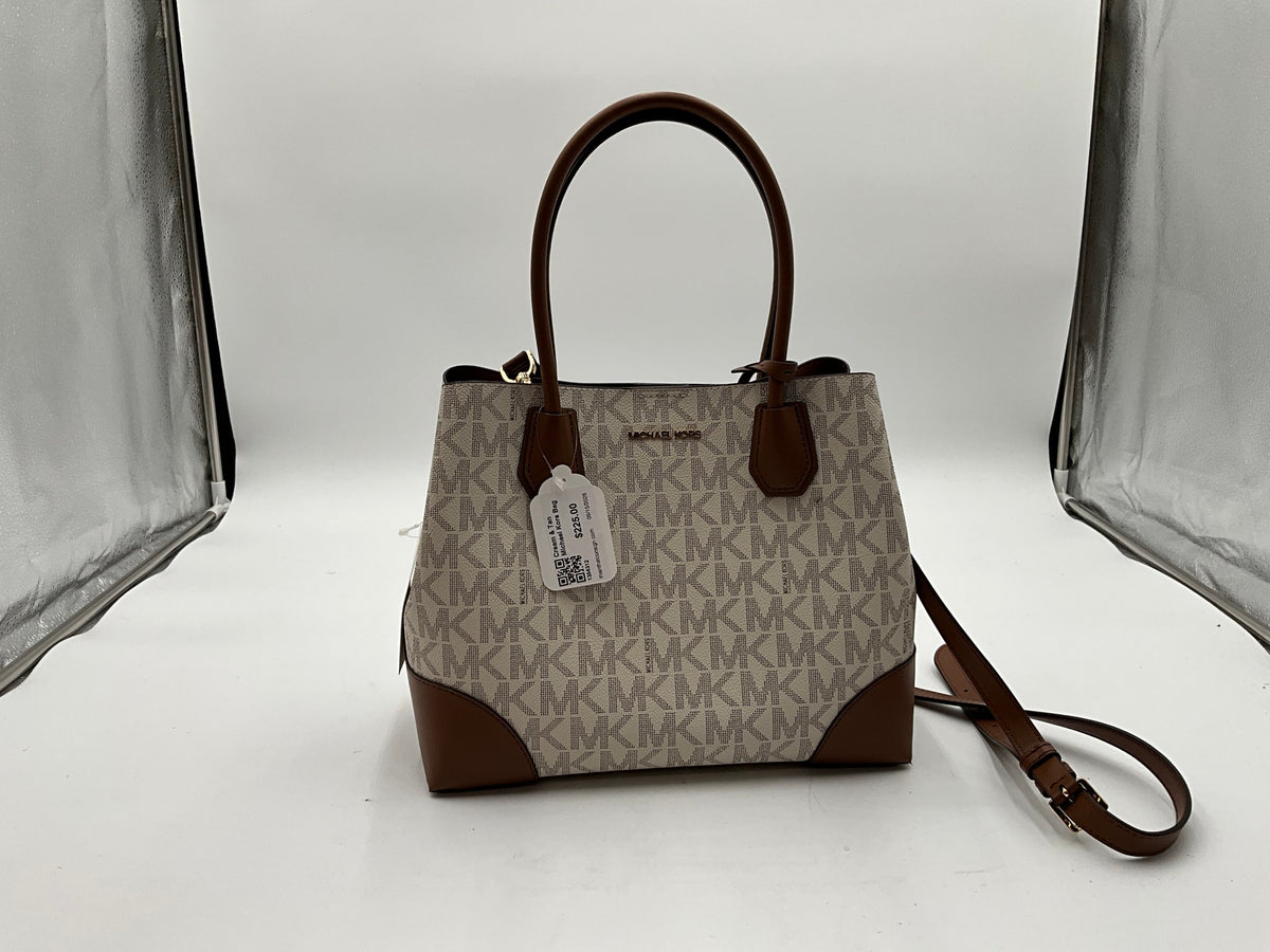 Cream & Tan Michael Kors Bag
