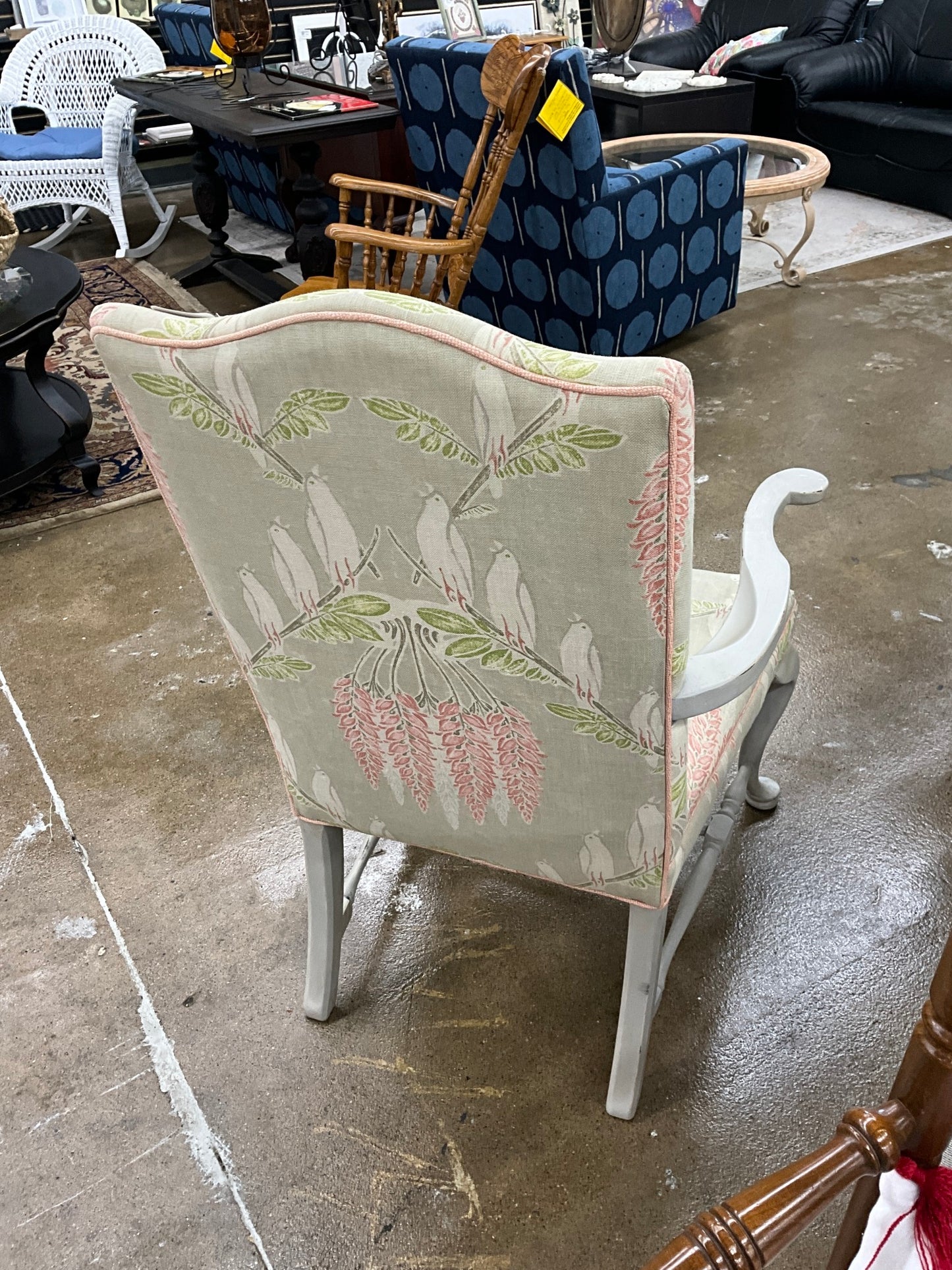 Floral Accent Chair