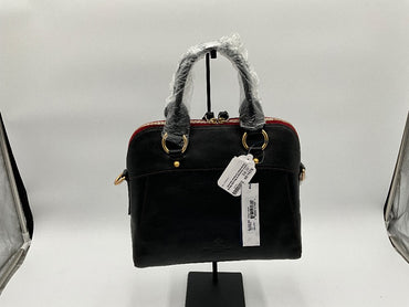 NWT! Dooney & Bourke Black Florentine Cameron Satchel