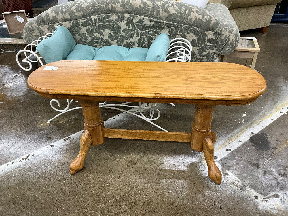 Solid Oak Sofa Table