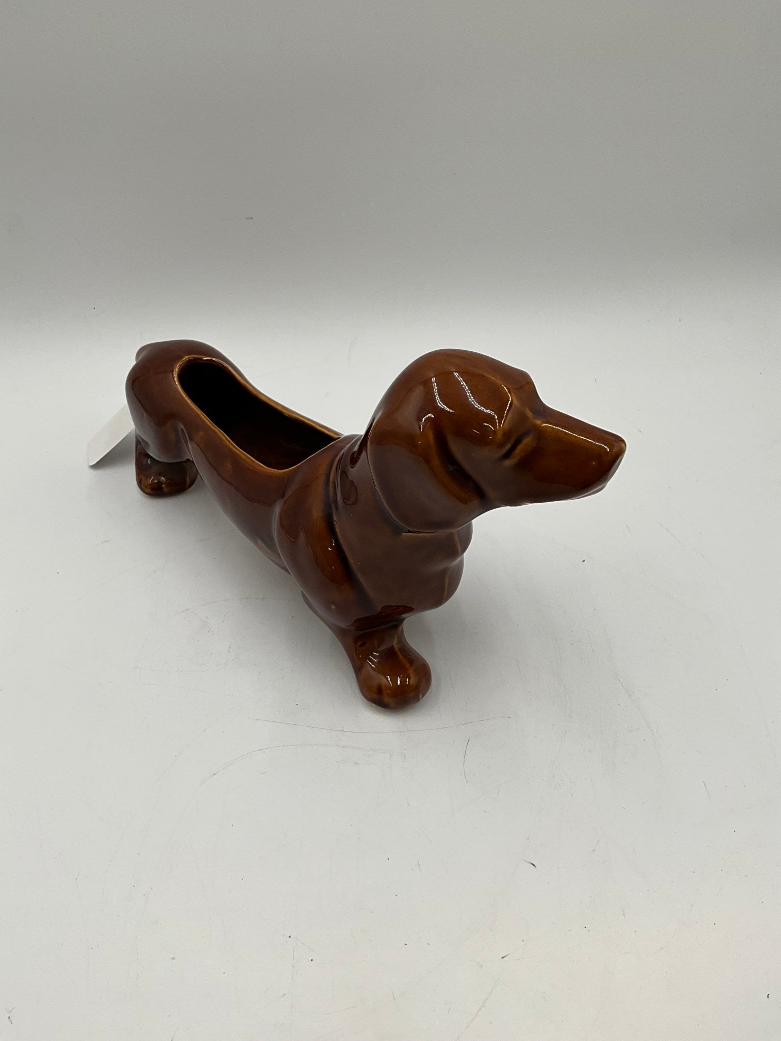 Vtg. Dachshund Planter