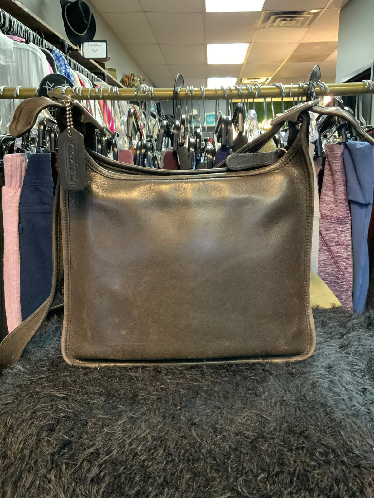 Vintage Coach Dark Brown Crossbody