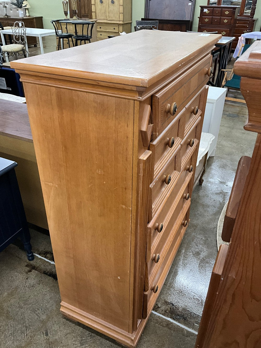 Light Wood Chest of Drawers