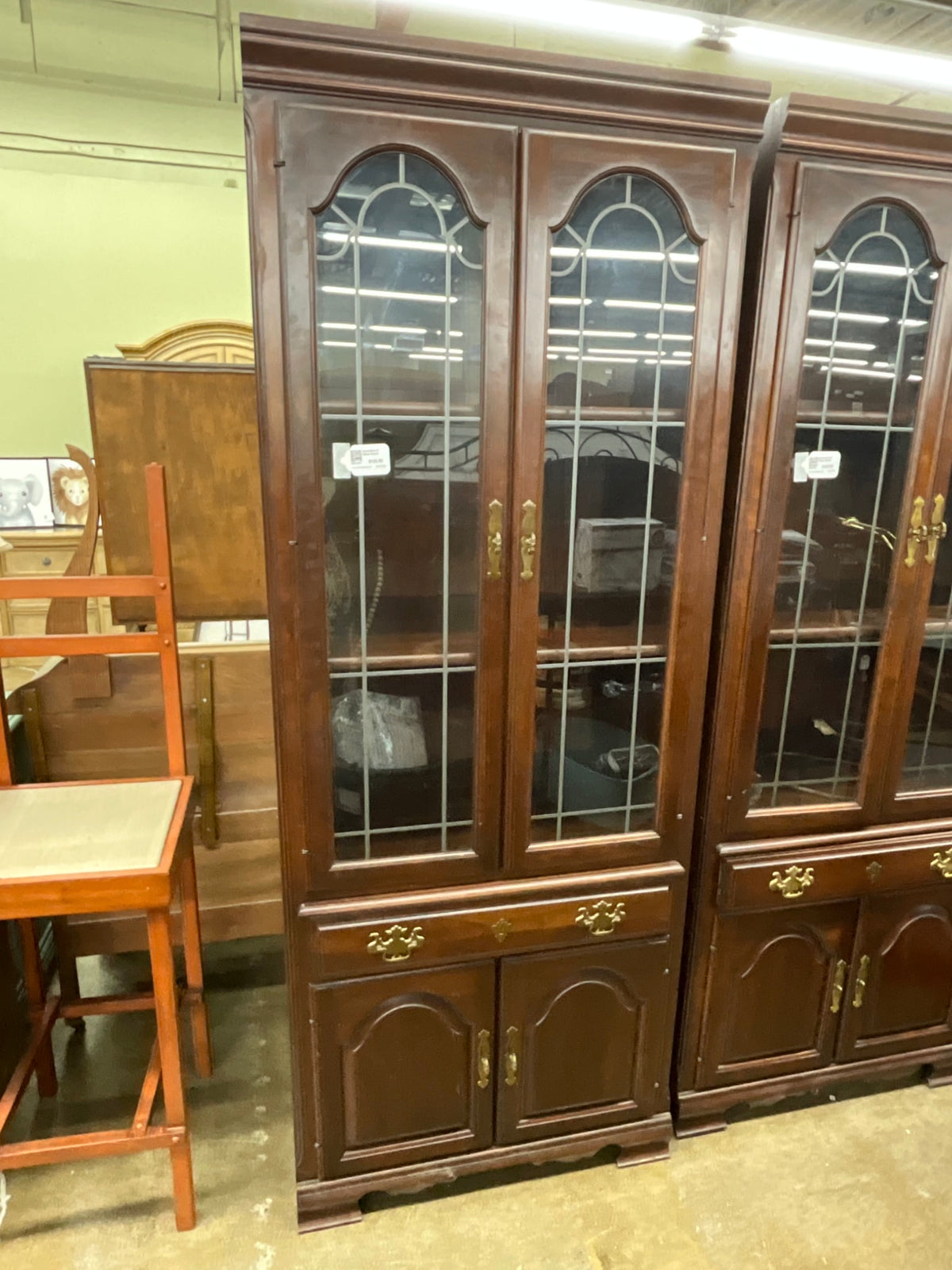 Bookcase w/ Glass Doors