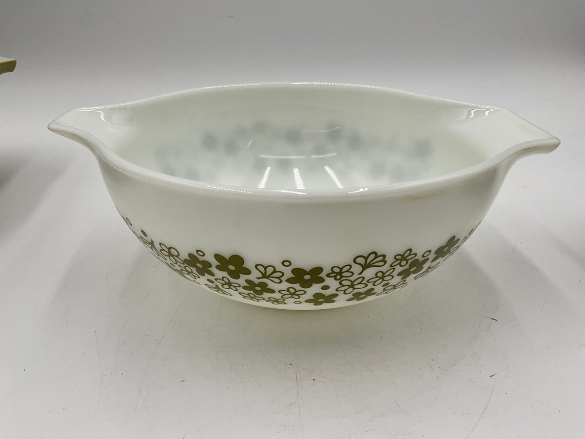 Vtg Pyrex 4Pc Spring Blossom Cinderella Bowl Set
