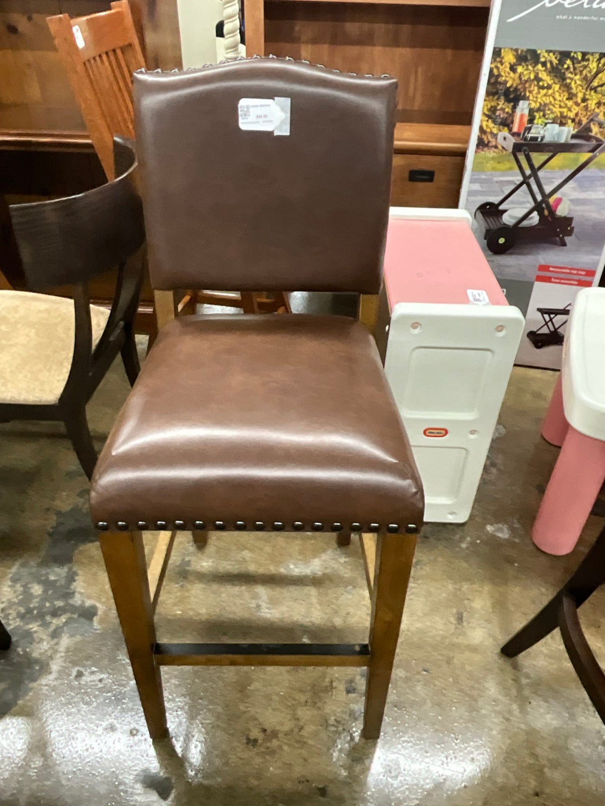 Leather Barstool