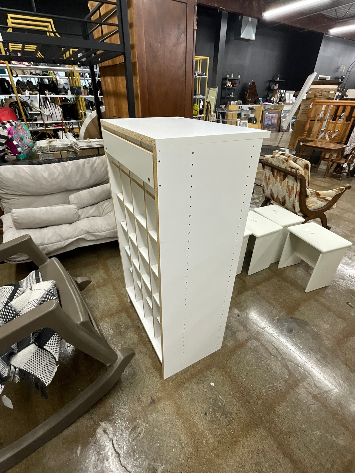 White Organizer Cabinet