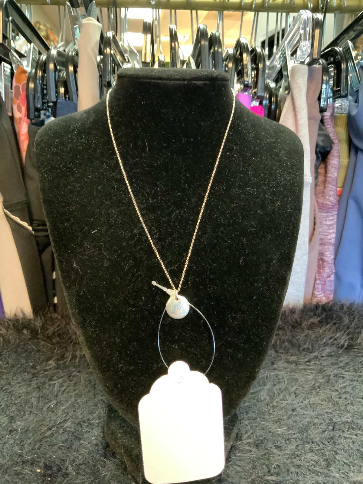 Tiffany & Co "D" Necklace