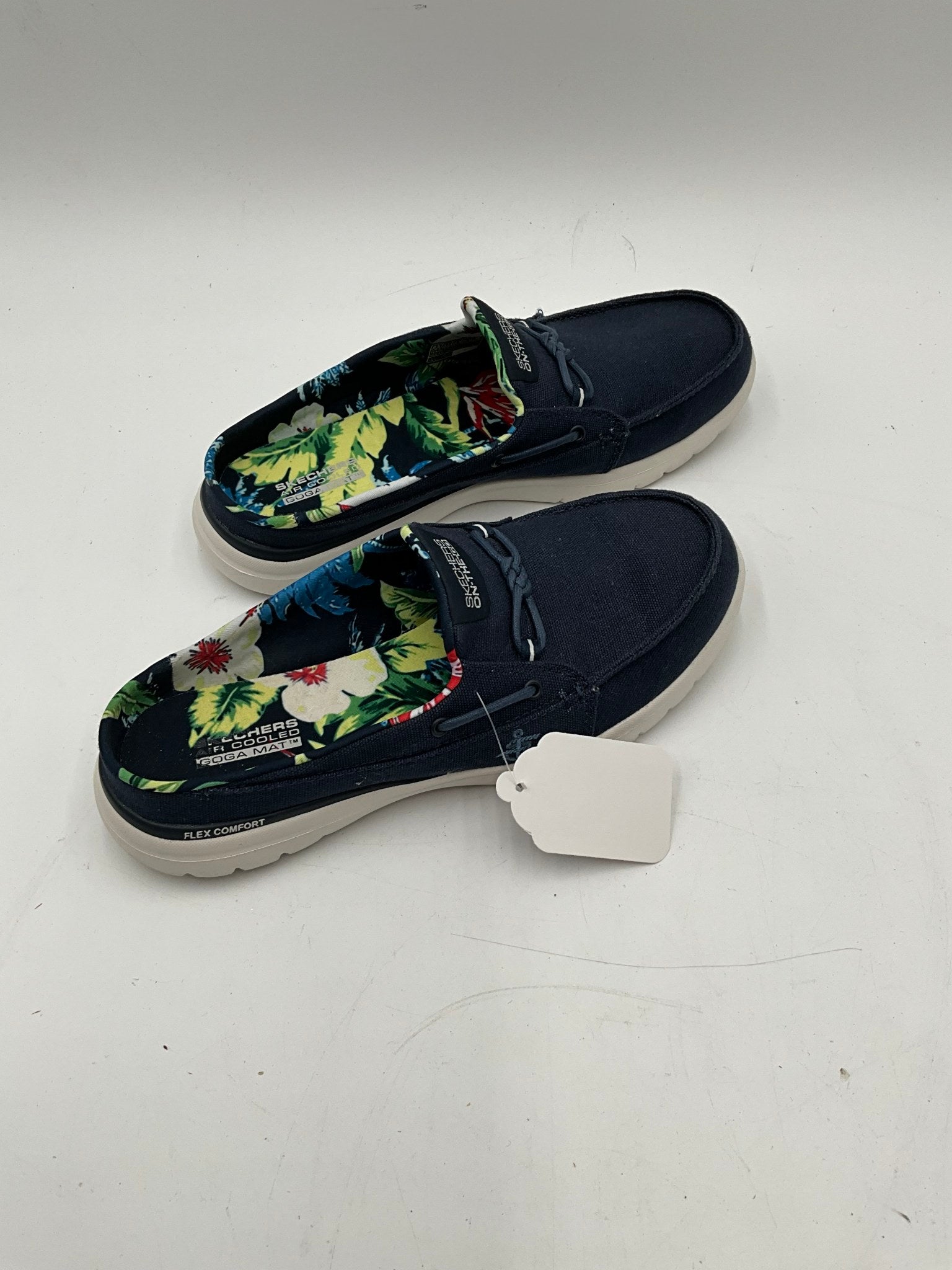 Skechers Backless Navy Slip Ons