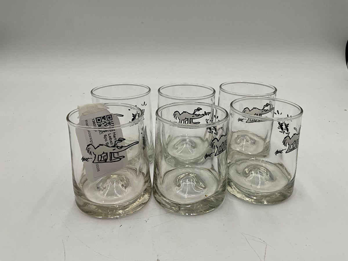 Hart Anteater Loball Glasses  6pc Set