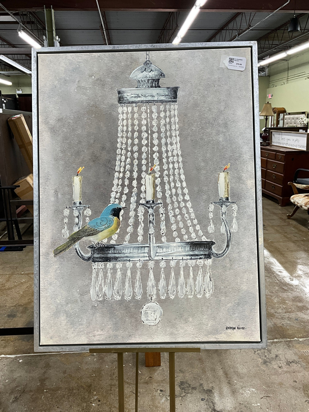 XL Chandelier Wall Art
