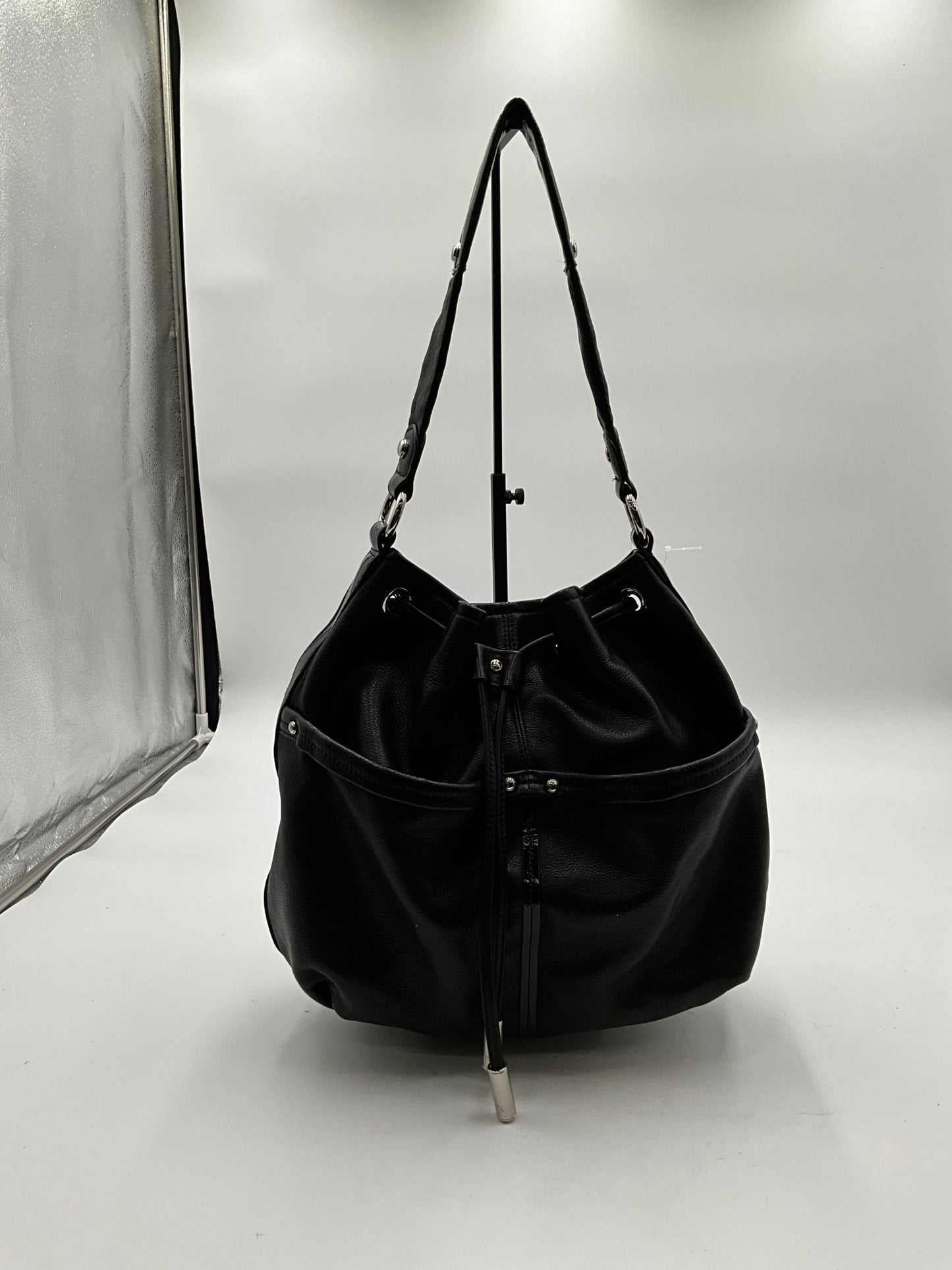 B. Makosky Black & Silver Handbag