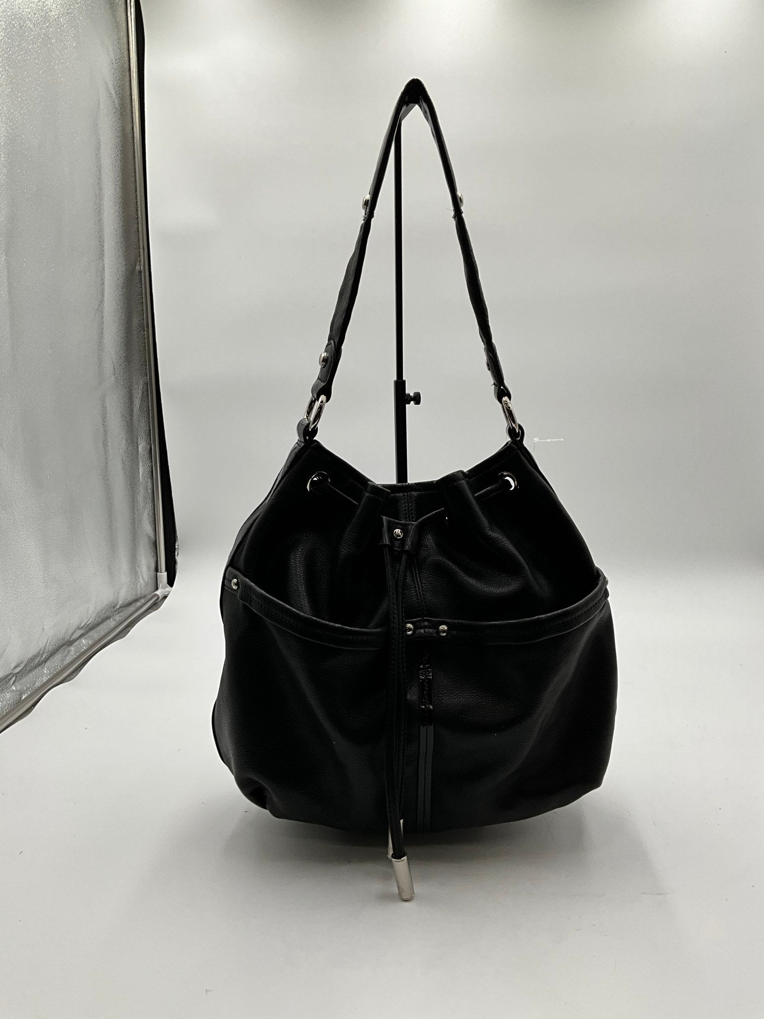 B. Makosky Black & Silver Handbag