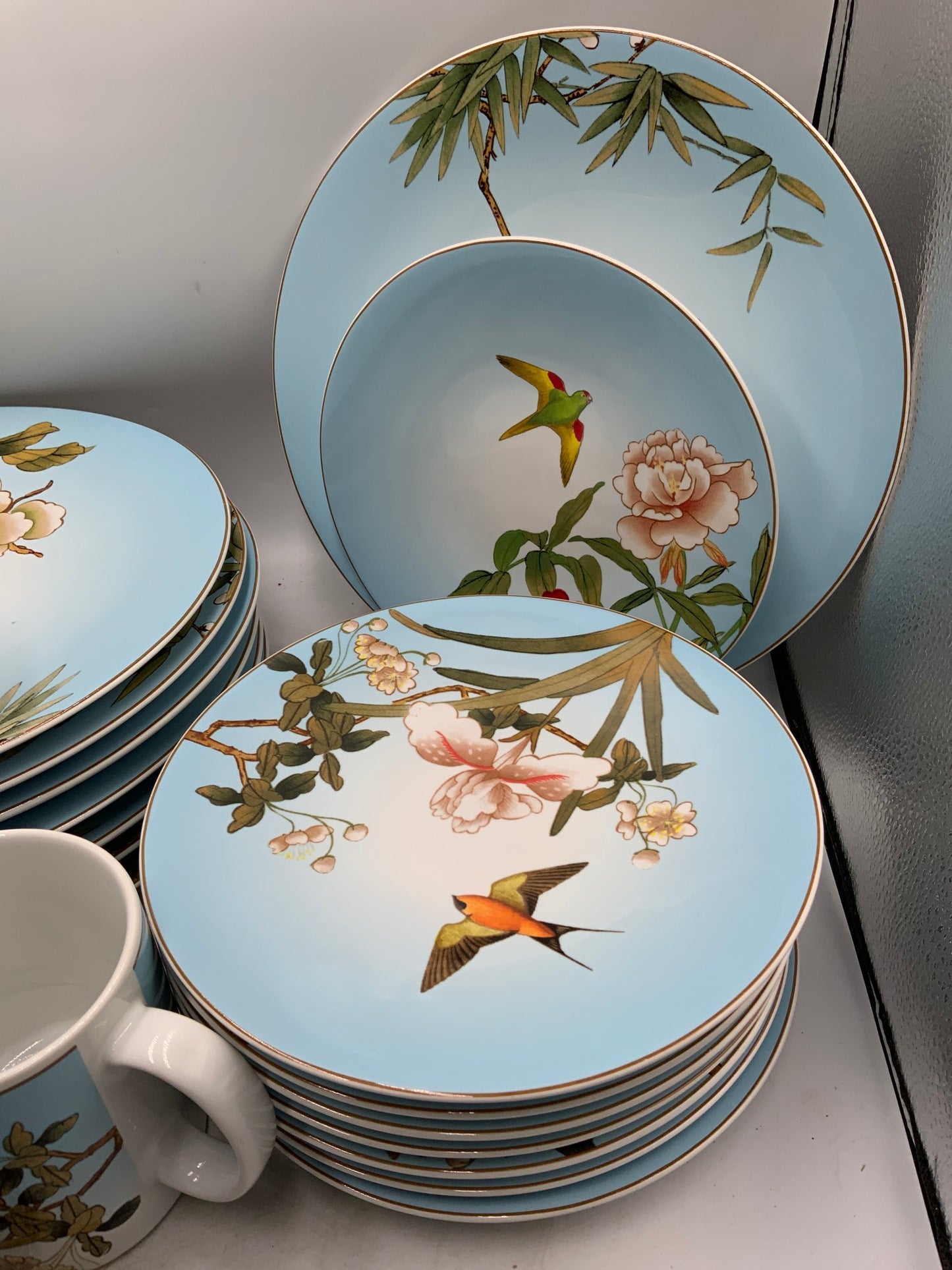 Pier 1 Chinoiserie 24 pc Dish Set