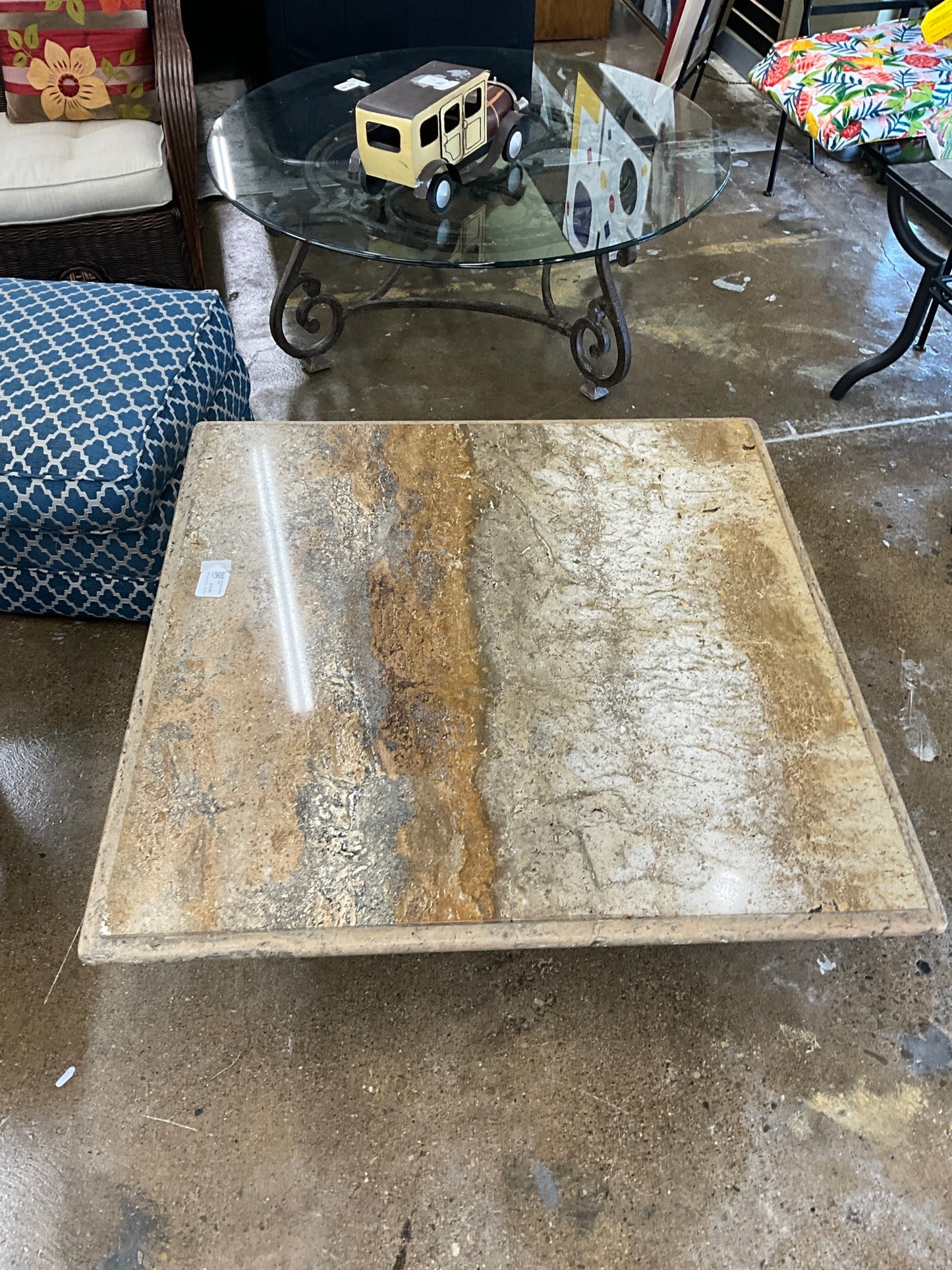 Travertine Coffee Table